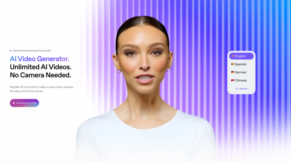 HeyGen : outil de génération vidéo IA pour les entreprises