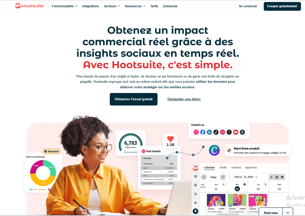 Hootsuite outil iade gestion social media
