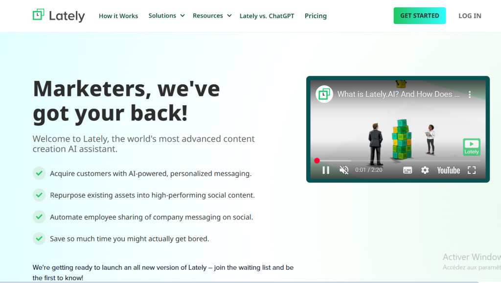 Lately Content Creation AI Assistant